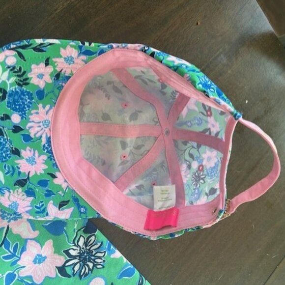 Lilly Pulitzer MATCHING Corso golf pants & hat - Picture 7 of 9